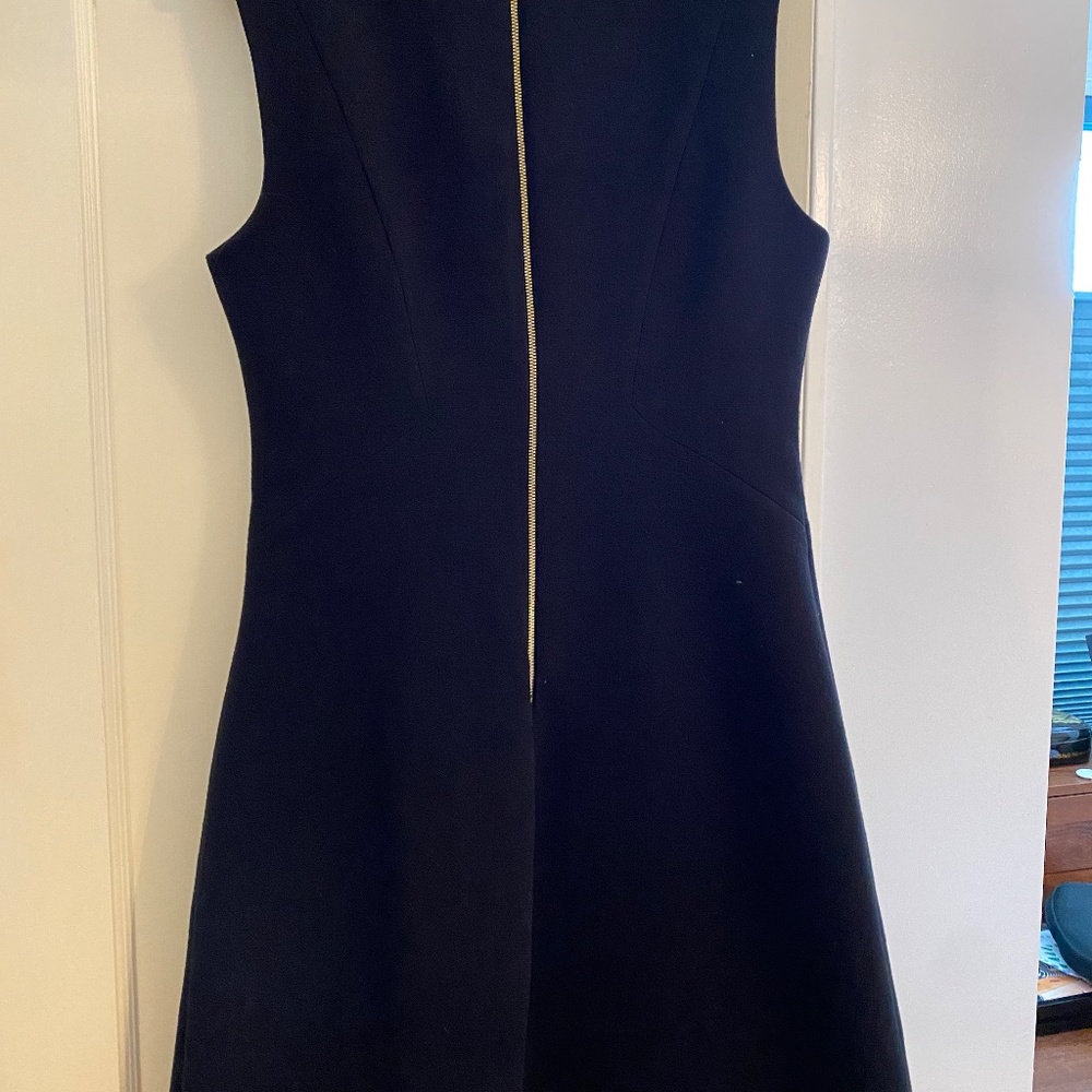 Kate Spade size 10 Little Black Dress with Gold Zipper - Picture 3 of 4